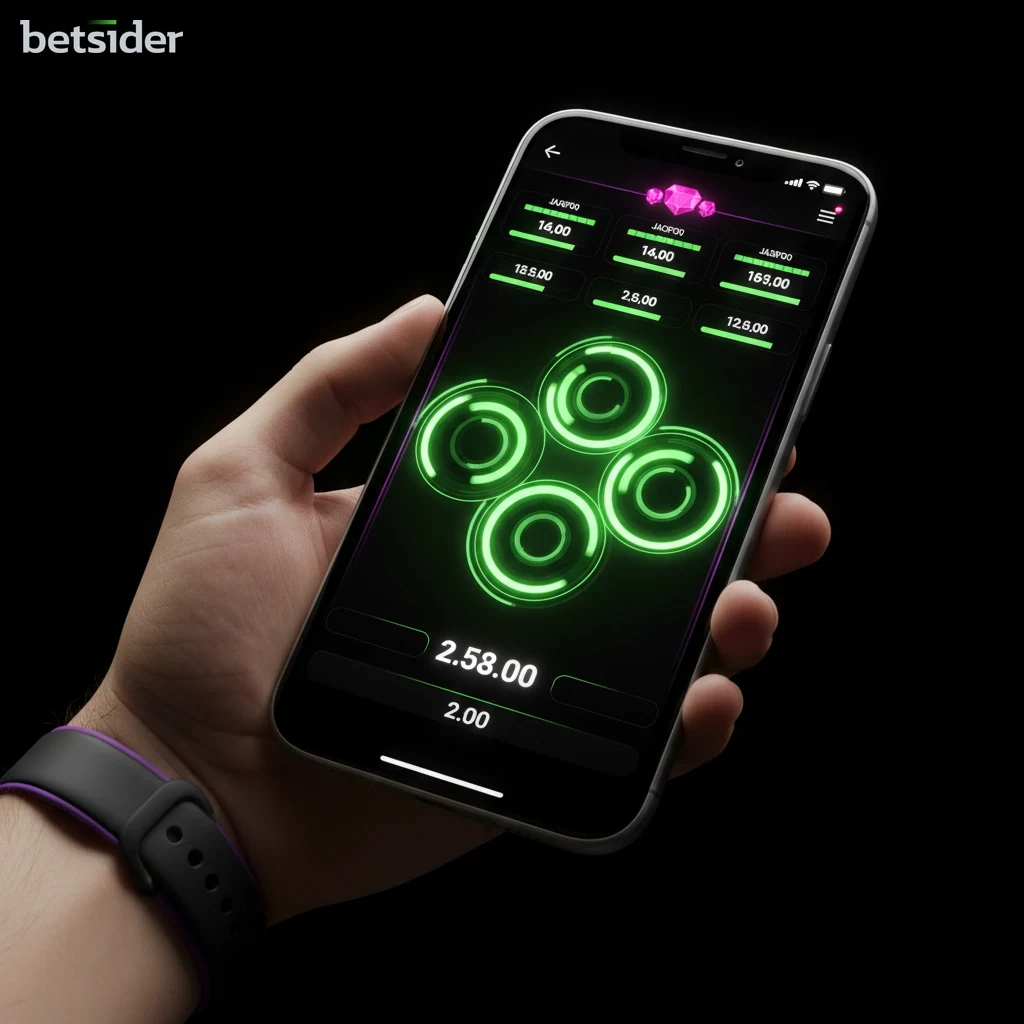Live streaming blackjack table interface optimized for mobile portrait view.