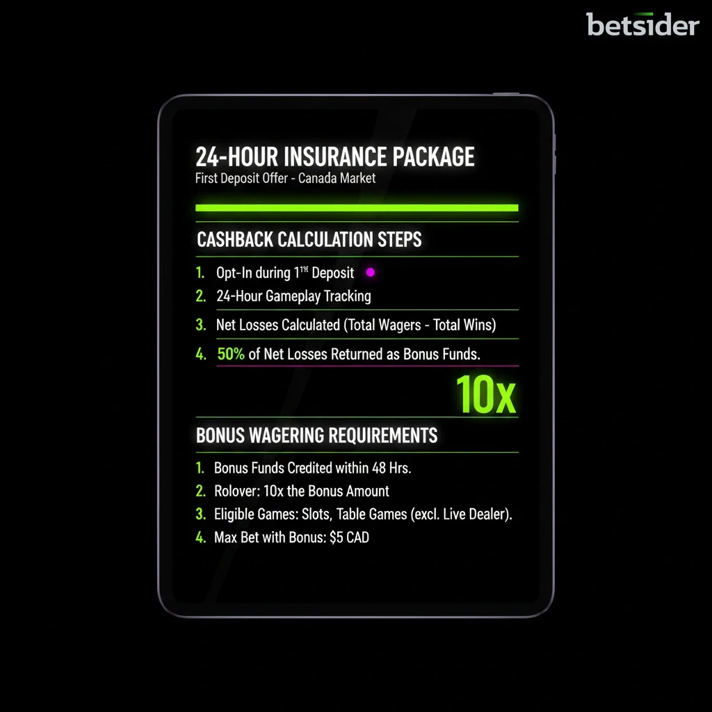 Cashback bonus breakdown and wagering requirements overview