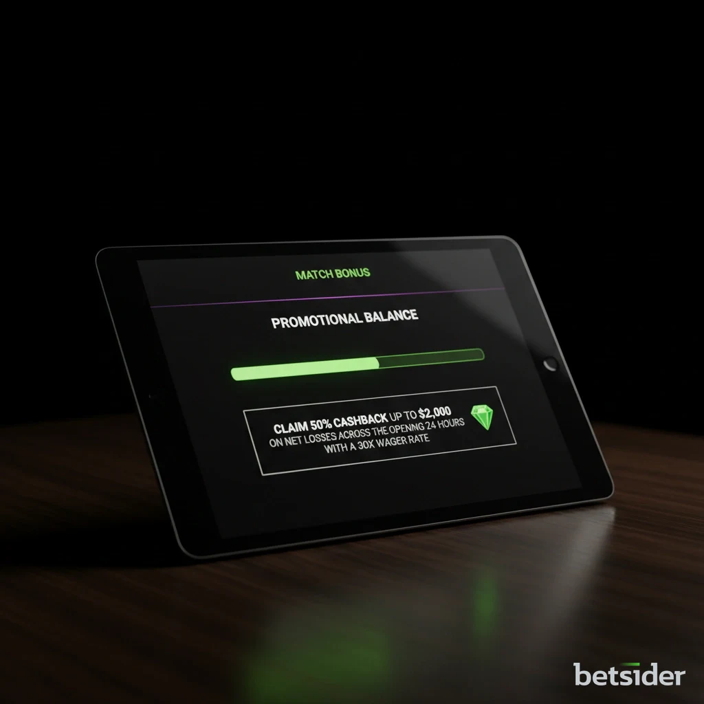 Cashback rebate icon showing insurance calculation metrics
