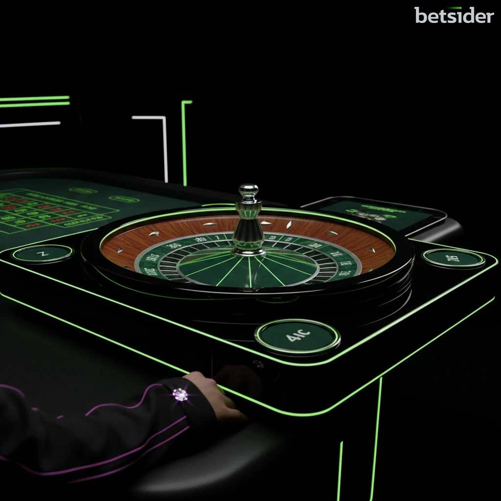 Digital betting layout and roadmaps displayed over a live baccarat video stream.