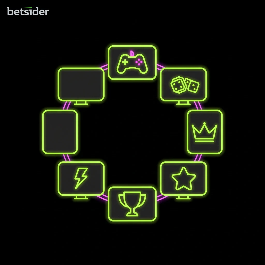 Grid of modern digital video slot machines with multiplier features.